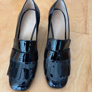 Mi.Gemí Black Patent Fringe Loafers — Sleek Everyday Comfort